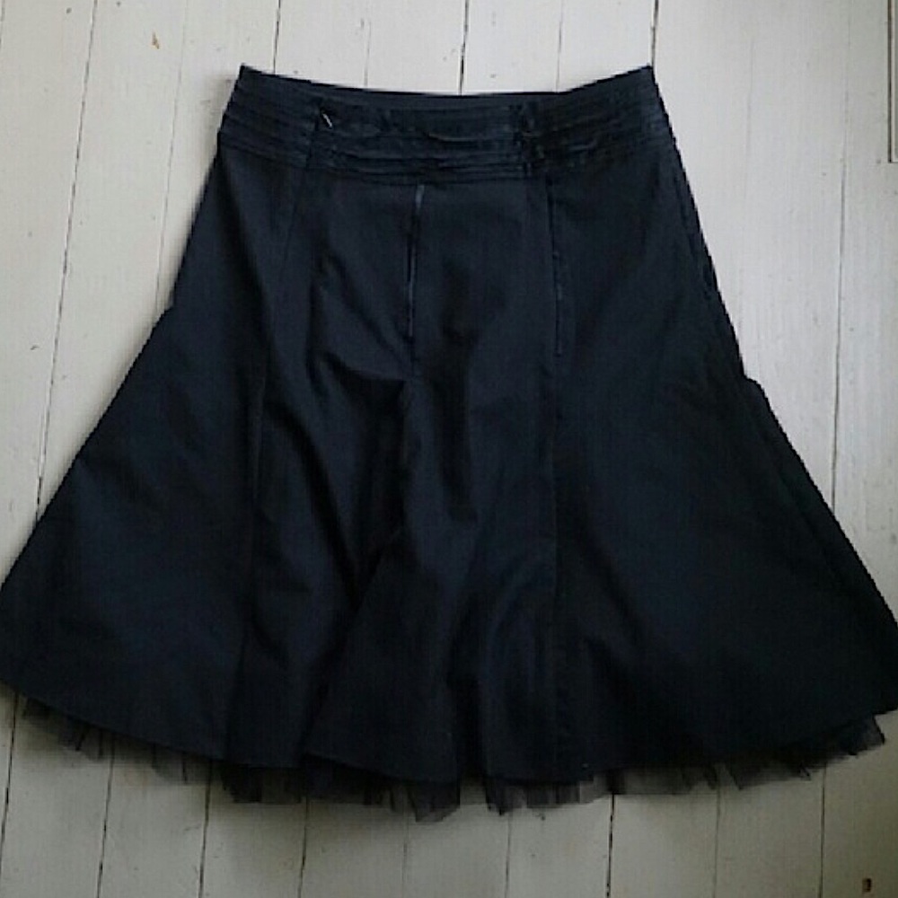 FREE! The Limited black flare tulle full skirt